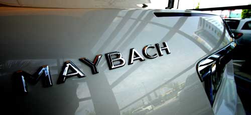 Maybach v pražské centrále Daimler-Benz na Chodovci
